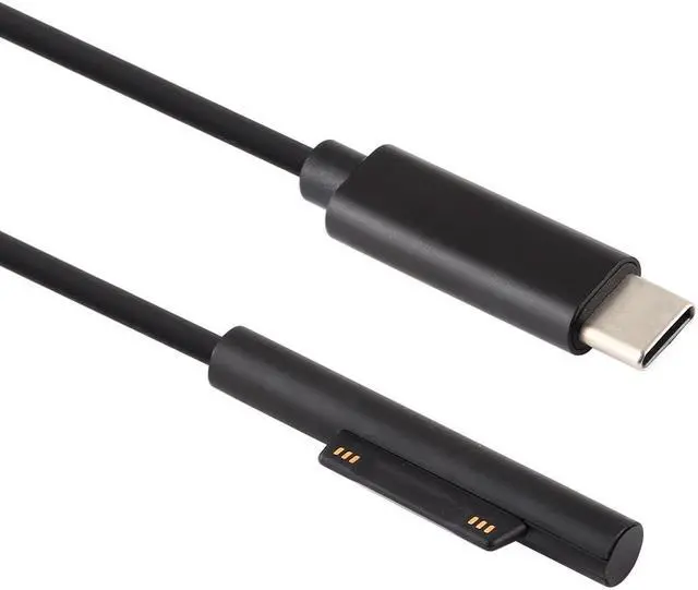 Main image of USB-C / Type-C to 6 Pin Magnetic Male Laptop Power Charging Cable for Microsoft Surface Pro 6, Cable Length: about 1.5m