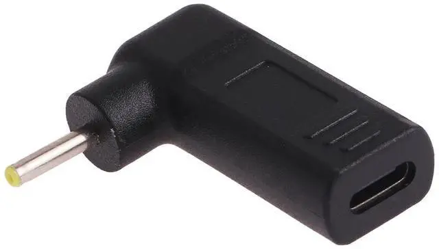 Main image of 2.5 x 0.7mm Male to USB-C / Type-C Female Plug Elbow Adapter Connector