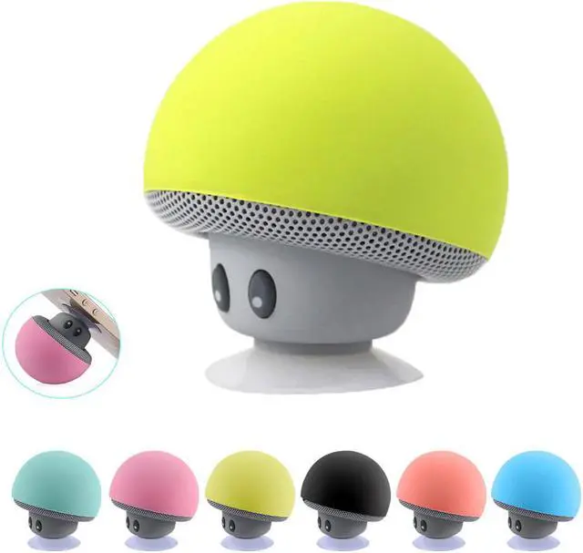 Main image of SUNMENCO Six Colors Mini Bluetooth Speaker Suction Cup Phone Holder Portable Stereo Speakers Wireless Music Player Built-in Lithium Battery and Mic Hands-free for iphone ipad Android Phones Laptop