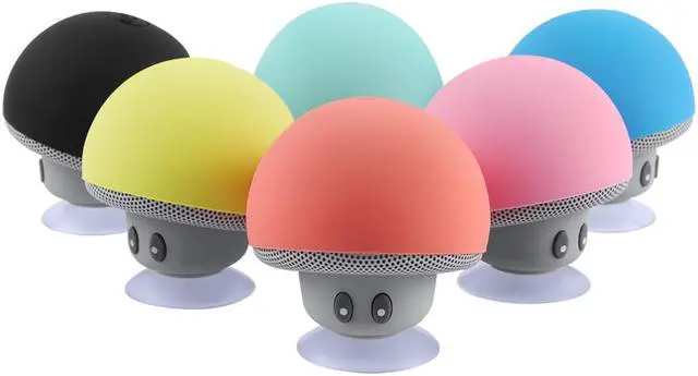 Alt view image 3 of 6 - SUNMENCO Six Colors Mini Bluetooth Speaker Suction Cup Phone Holder Portable Stereo Speakers Wireless Music Player Built-in Lithium Battery and Mic Hands-free for iphone ipad Android Phones Laptop