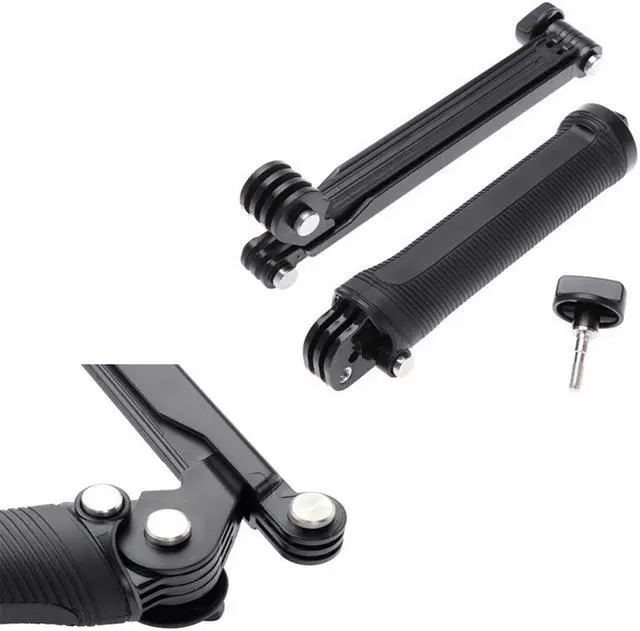 Alt view image 6 of 7 - SUNMENCO Waterproof Selfie Stick Foldable Multi-functional Telescopic Pole 3 Way Grip Monopod Extendable Arm Tripod Stand Mount with Tripod Inside for Gopro Action Camera Cellphone