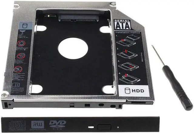 Main image of SUNMENCO HDD Caddy SSD HDD Case 9.5mm Hard Drive Caddy Adapter For Laptop ODD CD-ROM DVD-ROM OptiBay