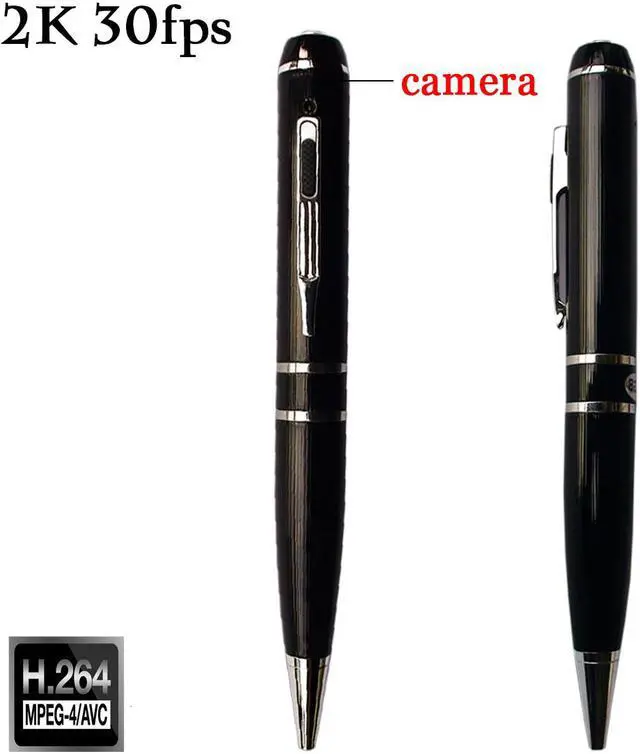 Main image of SUNMENCO 32GB 2k 30fps Pen Camera Video Recording Mini Camcorder Plug and Play Extreme Pen Hidden Cameras Multifunction DVR Recorder SM599K2