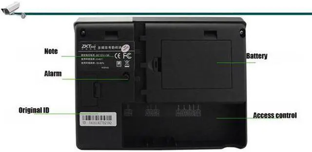 Alt view image 4 of 6 - ZK iface702 English Wifi+GPRS Bometric Fingerprint Time Attendance System iface702 Uface 702 Biometric Fingerprint Access Control With Battery