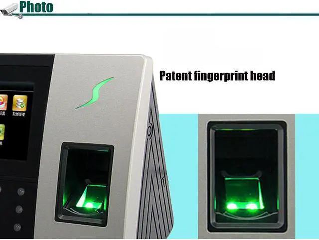 Alt view image 2 of 6 - ZK iface702 English Wifi+GPRS Bometric Fingerprint Time Attendance System iface702 Uface 702 Biometric Fingerprint Access Control With Battery