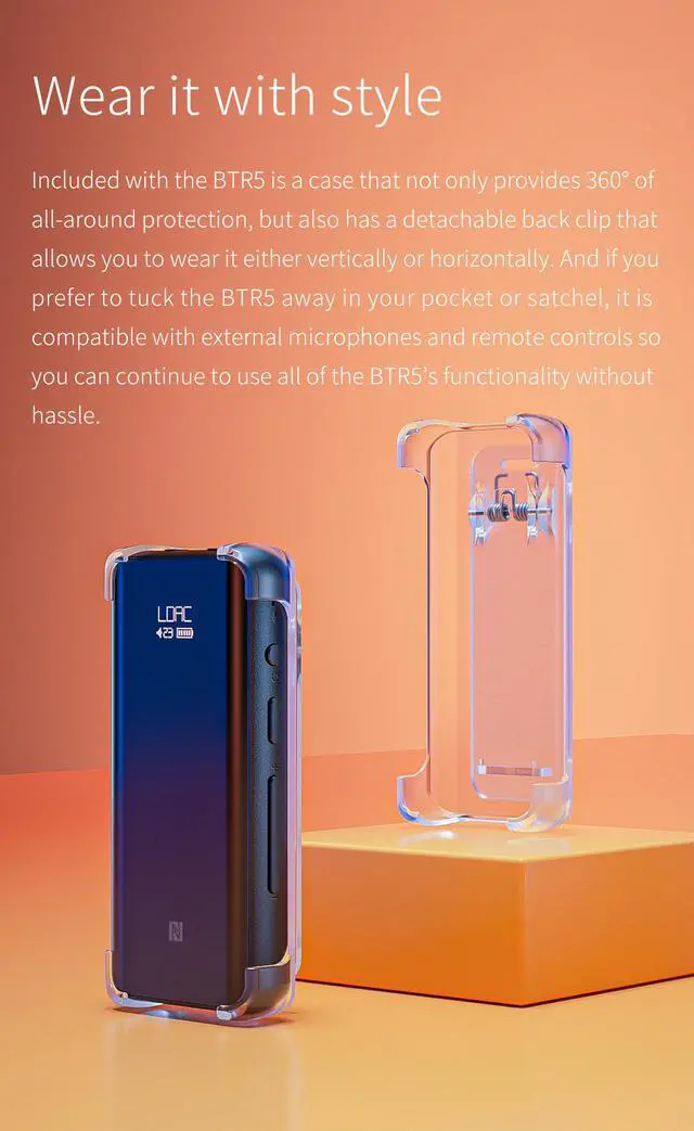 Alt view image 4 of 7 - New FiiO BTR5 Flagship Portable High-Fidelity Bluetooth Amplifier