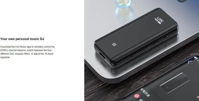 Alt view image 2 of 7 - New FiiO BTR5 Flagship Portable High-Fidelity Bluetooth Amplifier