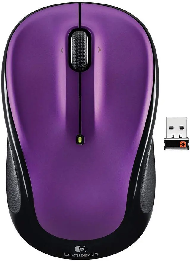 Alt view image 2 of 2 - Logitech Wireless Mouse M325 with Designed-for-Web Scrolling - Vivid Violet (910-003120)