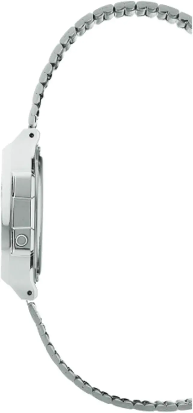 Alt view image 4 of 5 - Casio Vintage Silver & Blue Digital Watch A168WEM-2VT