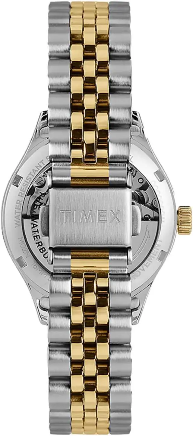 Alt view image 5 of 5 - Timex Waterbury Automatic 35mm Two-Tone Bracelet Women's Watch TW2U53600VQ
