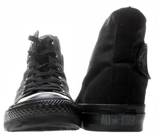 Alt view image 11 of 19 - Converse Chuck Taylor All Star HI Men US 9 Black Sneakers