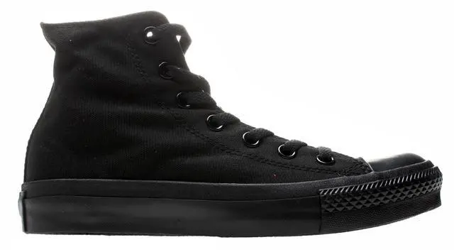 Alt view image 7 of 19 - Converse Chuck Taylor All Star HI Men US 9 Black Sneakers