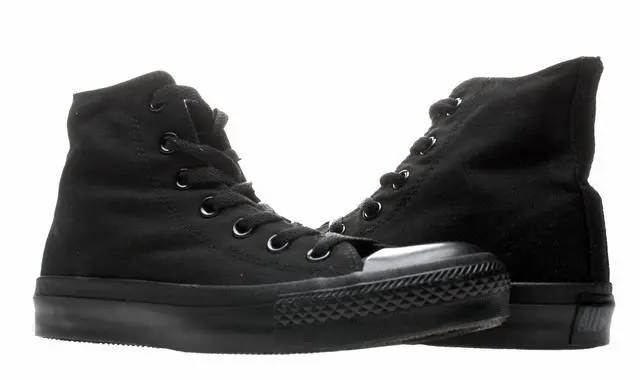 Alt view image 6 of 19 - Converse Chuck Taylor All Star HI Men US 9 Black Sneakers