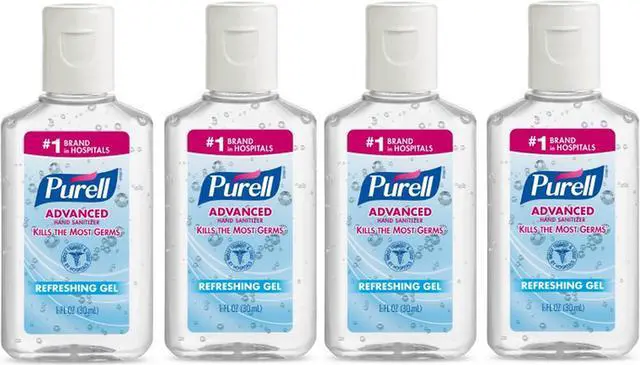 Main image of Purell Advanced Hand Sanitizer Gel 1 oz. (4 Pack)