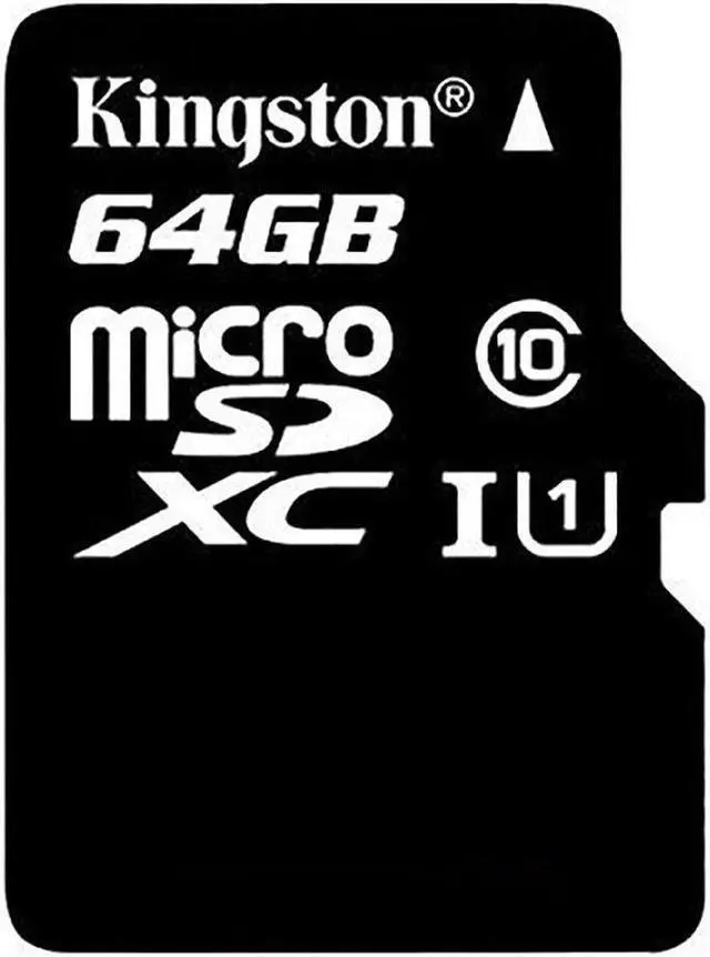 Alt view image 3 of 4 - Kingston 64GB MicroSDXC UHS-I/U1 Class 10 Memory Flash Card with Adapter (SDC10G2/64GB)+ Retail Packing HK082