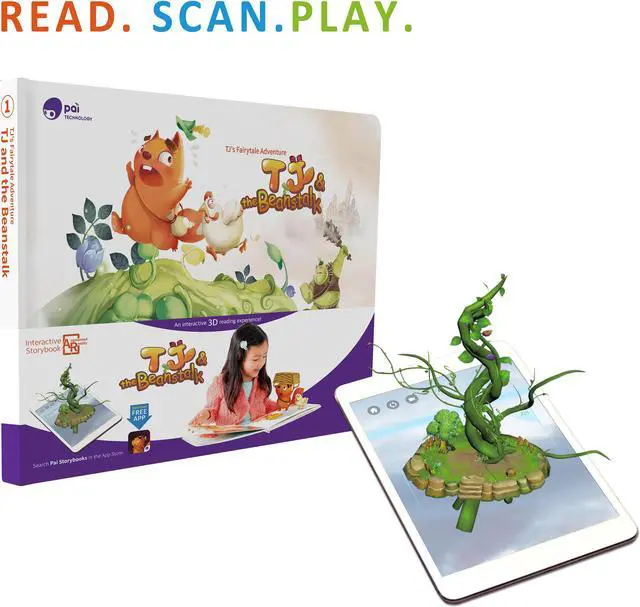 Alt view image 8 of 8 - Pai Interactive Storybook: 3D and A/R book with Free APP