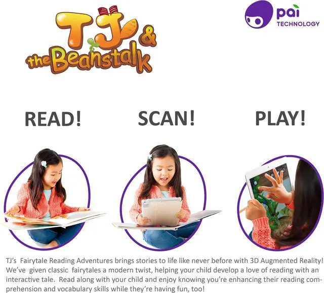 Alt view image 3 of 8 - Pai Interactive Storybook: 3D and A/R book with Free APP