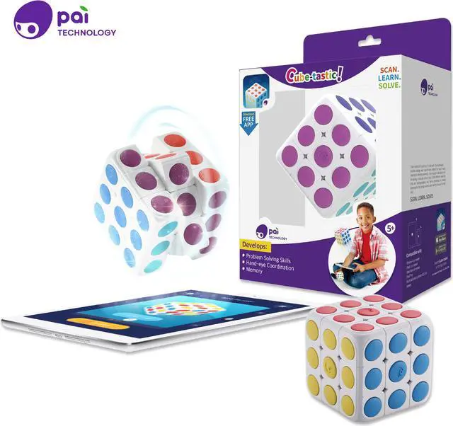 Main image of Cube-Tastic! 3x3 Puzzle Cube with Free iOS/Android App