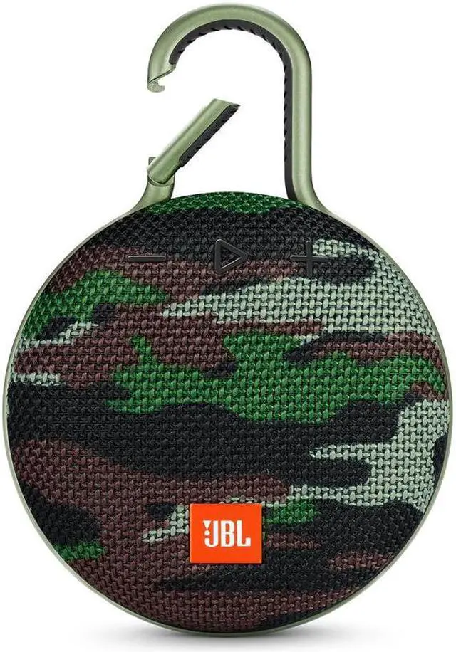 Alt view image 4 of 15 - JBL Clip 3 Portable Bluetooth Waterproof Speaker (Camouflage)