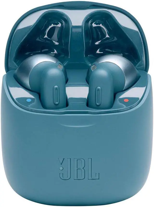 Alt view image 8 of 17 - JBL Tune 220 Truly Wireless Ear Buds (Blue)