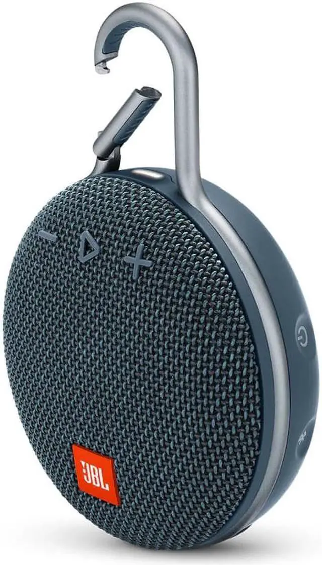 Alt view image 9 of 17 - JBL Clip 3 Portable Bluetooth Waterproof Speaker (Blue)