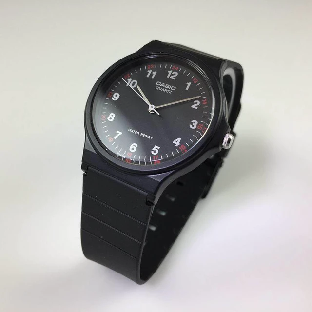 Alt view image 7 of 12 - Casio (CASIO) Watch MQ Pointer Series Student Black Plastic Strap Quartz Neutral Ms. Women's Watch MQ-24-1B