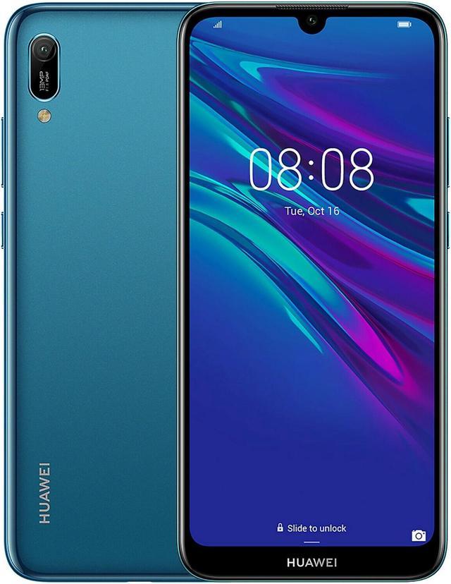 Absay tienda acelerador Huawei Y6 (2019) Single-SIM 32GB (GSM Only | No CDMA) Factory Unlocked 4G/LTE  Smartphone - Sapphire Blue Cell Phones - Unlocked - Newegg.com