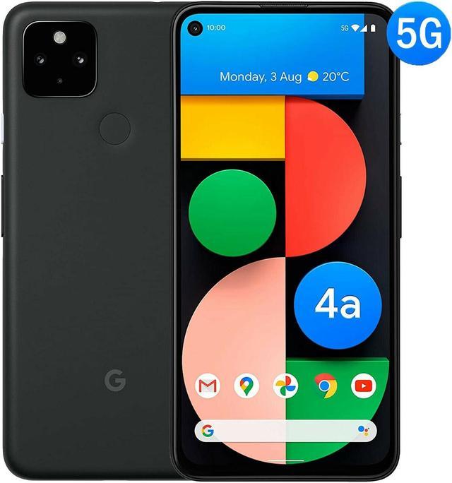Google Pixel 4a with 5G (2020) G025I 128GB + 6GB RAM Factory Unlocked 5G  Smartphone (Just Black) - International Version