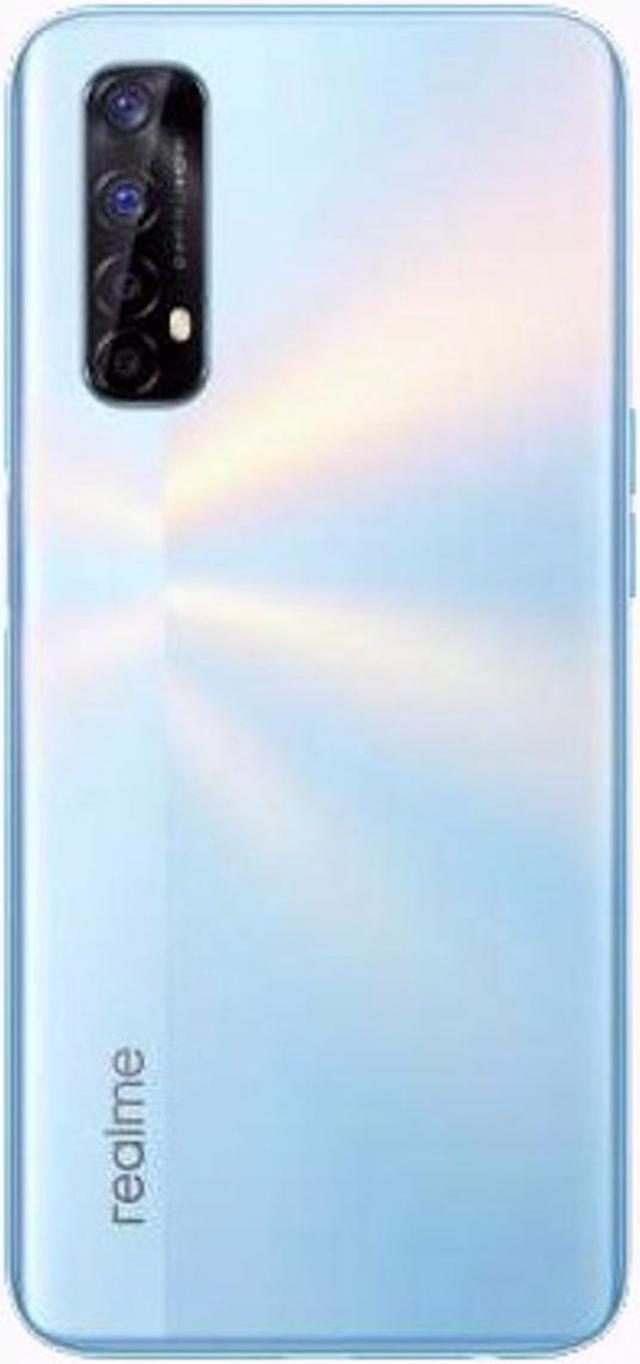  Realme 7 Dual-SIM 128GB ROM + 6GB RAM (Only GSM  No CDMA)  Factory Unlocked 5G Smartphone (Blue) - International Version : Cell Phones  & Accessories