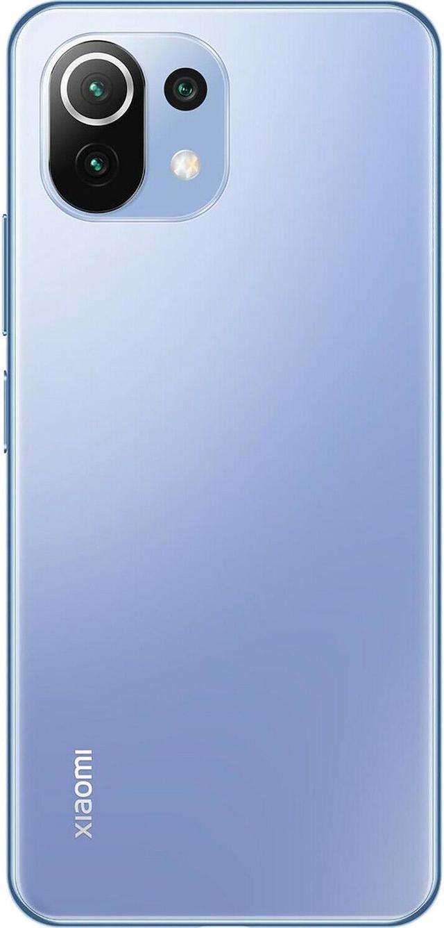 Xiaomi Mi 11 Lite Dual-SIM 128GB ROM + 6GB RAM (GSM Only  No CDMA) Factory  Unlocked 4G/LTE Smartphone (Bubblegum Blue) - International Version 