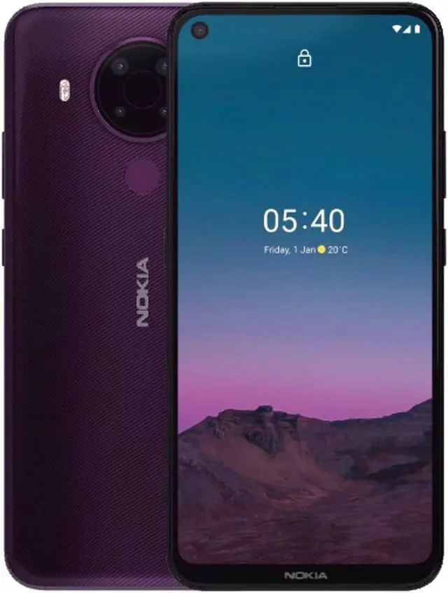 Main image of Nokia 5.4 Dual-SIM 128GB ROM + 4GB RAM (GSM Only | No CDMA) Factory Unlocked 4G/LTE Smartphone (Dusk Purple) - International Version