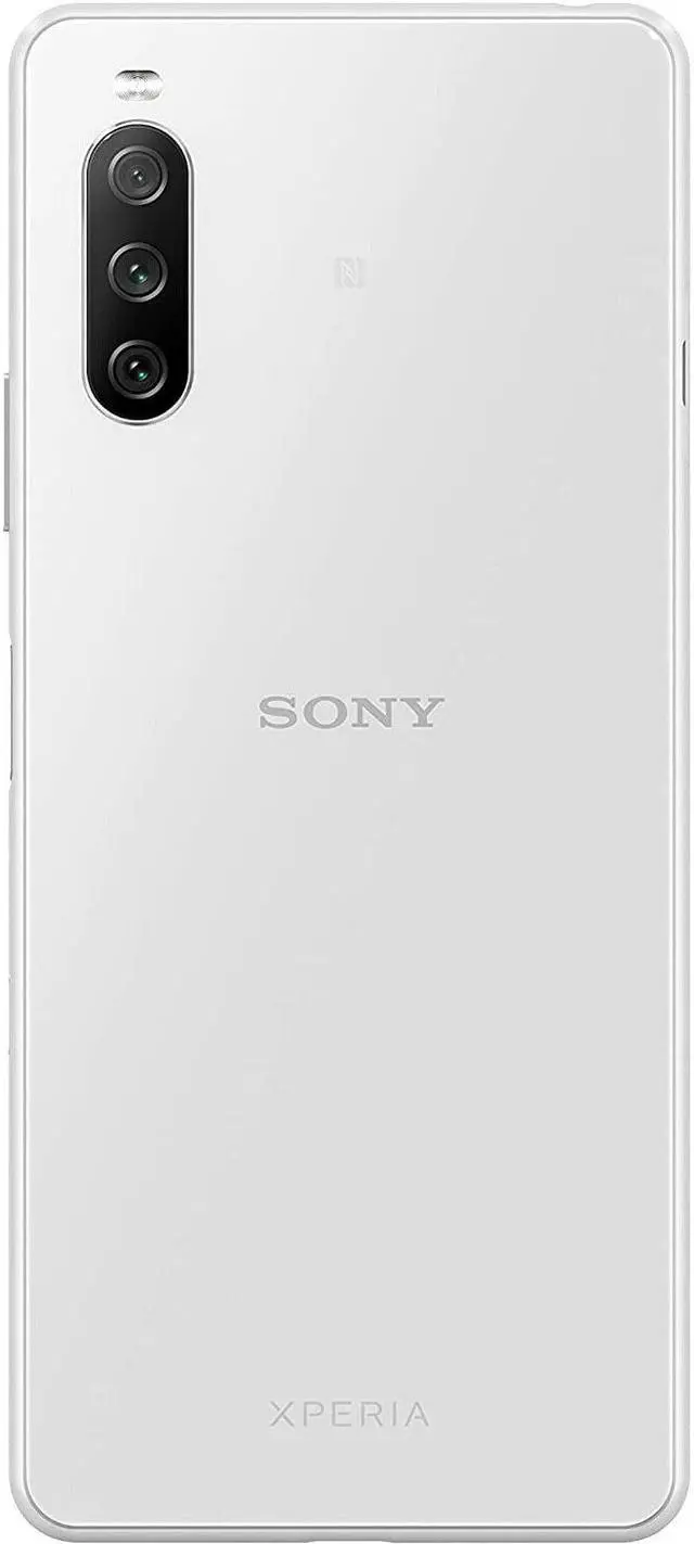 Alt view image 3 of 3 - Sony Xperia 10 III Dual-SIM 128GB ROM + 6GB RAM (GSM Only | No CDMA) Factory Unlocked 5G Android Smartphone (White) - International Version