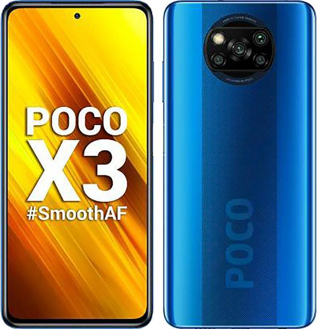 Xiaomi MI Poco X3 (Cobalt Blue, 6GB RAM / 64GB Storage) : :  Electronics