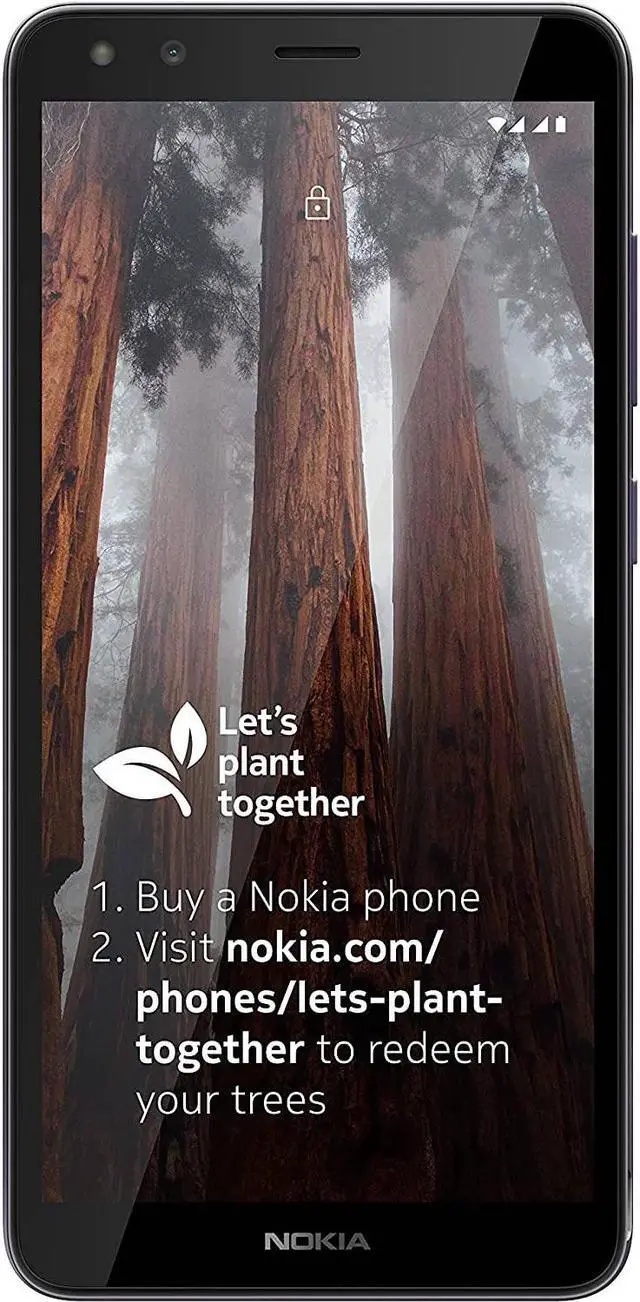 Alt view image 2 of 3 - Nokia C01 Plus Dual-SIM 16GB ROM + 1GB RAM (GSM Only | No CDMA) Factory Unlocked 4G/LTE Android Smartphone (Purple) - International Version