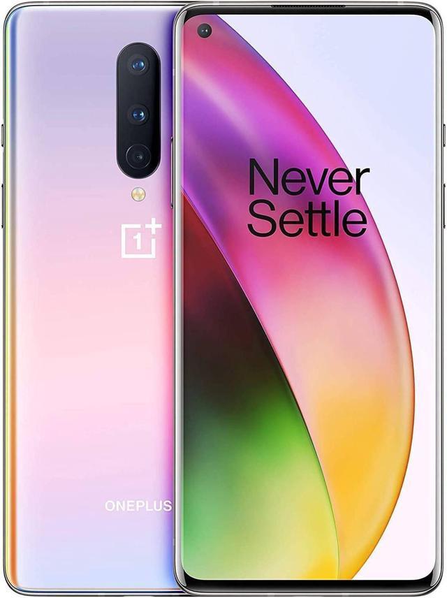 OnePlus 8 (5G) Dual-Sim 128GB ROM + 8GB RAM (GSM | CDMA) Factory Unlocked  5G SmartPhone (Interstellar Glow) - International Version