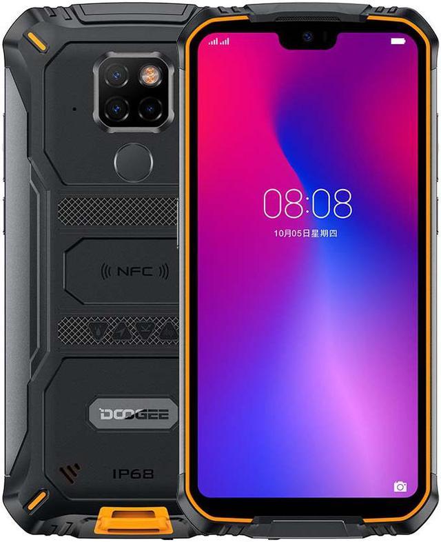 Doogee S68 Pro Dual-Sim 128GB ROM + 6GB RAM (GSM only | No CDMA) Factory  Unlocked 4G/LTE SmartPhone (Orange) - International Version