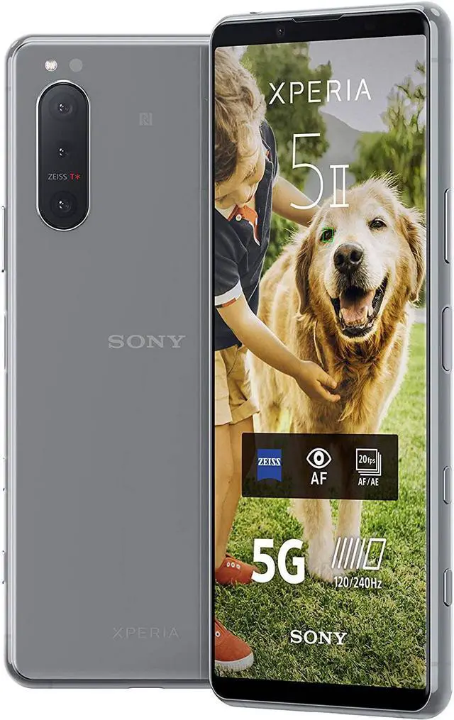Main image of SONY XPERIA 5 II Dual-Sim 128GB ROM + 8GB RAM (GSM only | No CDMA) Factory Unlocked 5G SmartPhone (Gray) - International Version
