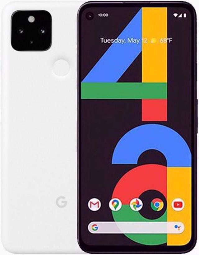 Google Pixel 4A Single-SIM 128GB ROM + 6GB RAM (GSM only | No CDMA) Factory  Unlocked 5G Smartphone (White) - International Version