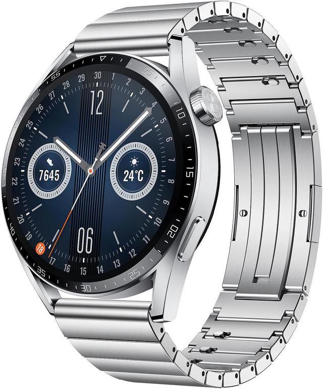 Huawei Watch GT 3 (46mm) GPS + BLUETOOTH Smartwatch - Elite Steel