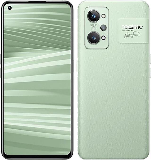 Realme GT2 RMX3312 Paper Green 128GB 8GB RAM Gsm Unlocked Phone Qualcomm  SM8350 Snapdragon 888 5G 50MP The phone comes with a 120 Hz refresh rate  6.62-inch touchscreen display offering a resolution