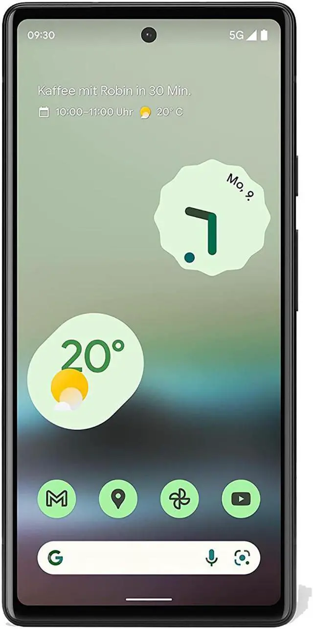 Alt view image 2 of 2 - Google Pixel 6a Dual-SIM + eSIM 128GB ROM + 6GB RAM (GSM Only | No CDMA) Factory Unlocked 5G SmartPhone (Chalk) - International Version