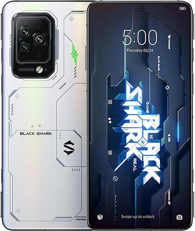 Black Shark 5 Pro Standard Edition Dual-SIM 256GB ROM + 12GB RAM (GSM |  CDMA) Factory Unlocked 5G SmartPhone (Nebula White) - International Version