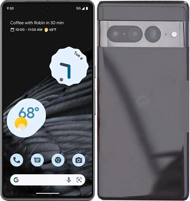 Google Pixel 7 Pro Dual-SIM 256GB ROM + 12GB RAM (GSM Only | No CDMA)  Factory Unlocked 5G Smartphone (Obsidian) - International Version