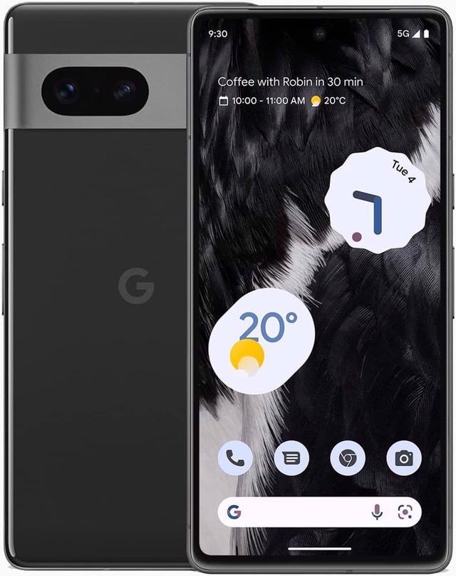 Google Pixel 8 Dual-SIM 256GB ROM + 8GB RAM (Only GSM  No CDMA) Factory  Unlocked 5G Smartphone (Obsidian) - International Version 