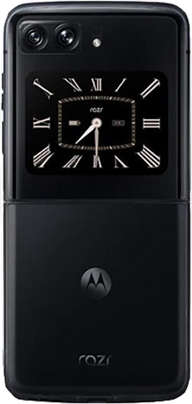 Motorola Razr 2022 Dual-SIM 256GB ROM + 8GB RAM (Only GSM  No CDMA) Factory  Unlocked 5G Smartphone (Satin Black) - International Version 
