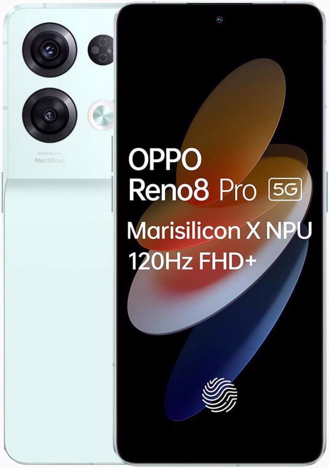 Oppo Reno 8 Pro Dual-SIM 256GB ROM + 12GB RAM (GSM  CDMA) Factory Unlocked  5G Smartphone (Glazed Green) - International Version 