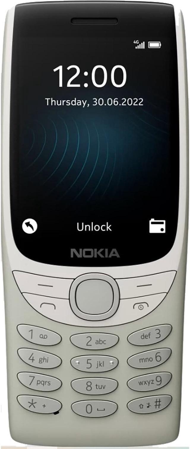  Nokia 8210 4G Dual-SIM 128MB ROM + 48MB RAM (GSM Only  No  CDMA) Factory Unlocked 4G/LTE Smartphone (Red) - International Version :  Cell Phones & Accessories