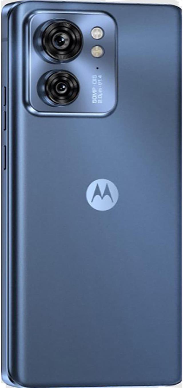  Motorola Edge 40 Dual-SIM 256GB ROM + 8GB RAM (Only GSM  No  CDMA) Factory Unlocked 5G Smartphone (Lunar Blue) - International Version