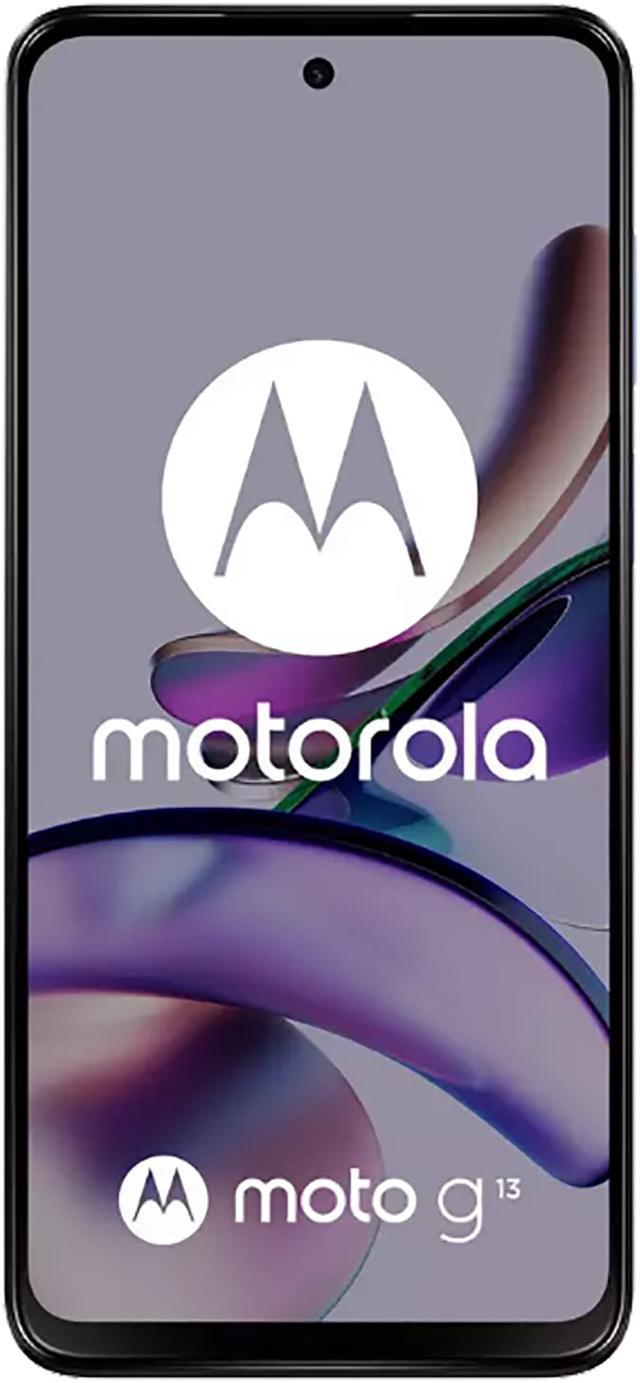 Motorola Moto G13 Dual-SIM 128GB ROM + 4GB RAM (Only GSM | No CDMA) Factory  Unlocked 4G/LTE Smartphone (Blue Lavender) - International Version