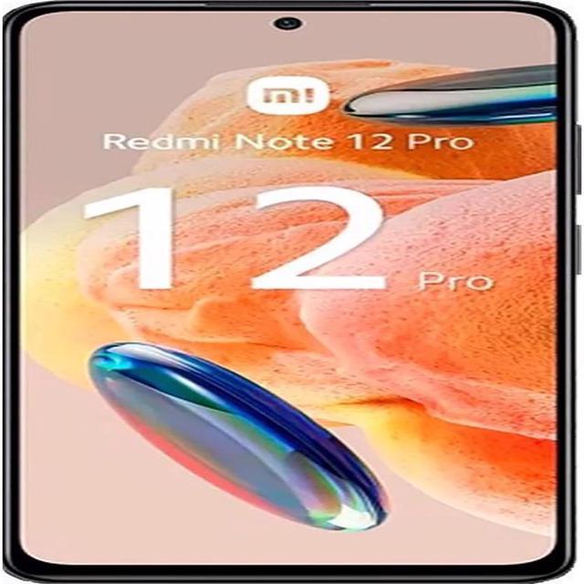  Xiaomi Redmi Note 12 Pro 5G + 4G (128GB + 6GB) Factory Unlocked  6.67 50MP Triple Camera (Only Tmobile/Metro/Mint USA Market) + Extra  (w/Fast Car Charger Bundle) (Midnight Gray) : Cell
